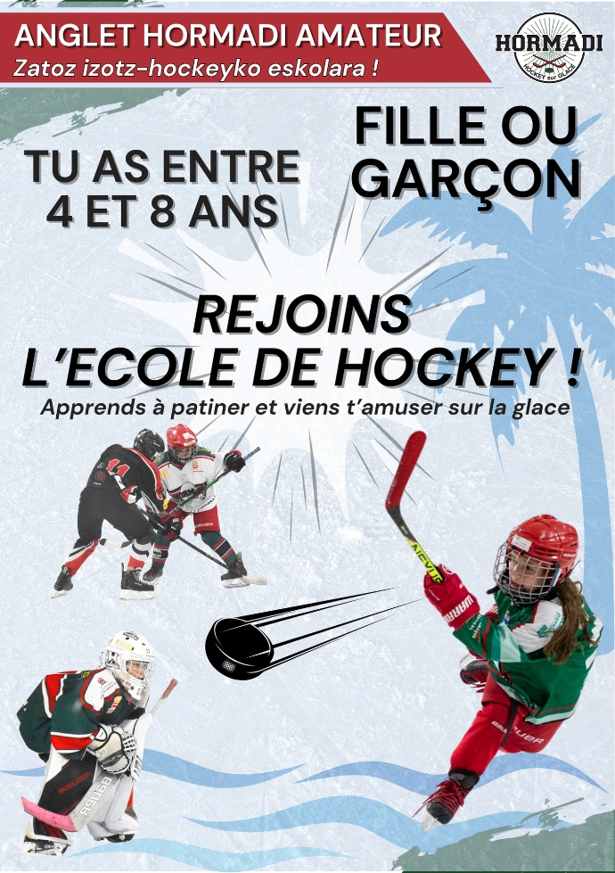 Flyer de l'école de hockey (recto)